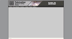 Desktop Screenshot of dhrfabrication.com